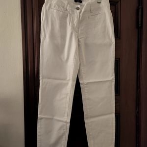 Land's End Size 2 White Jeans